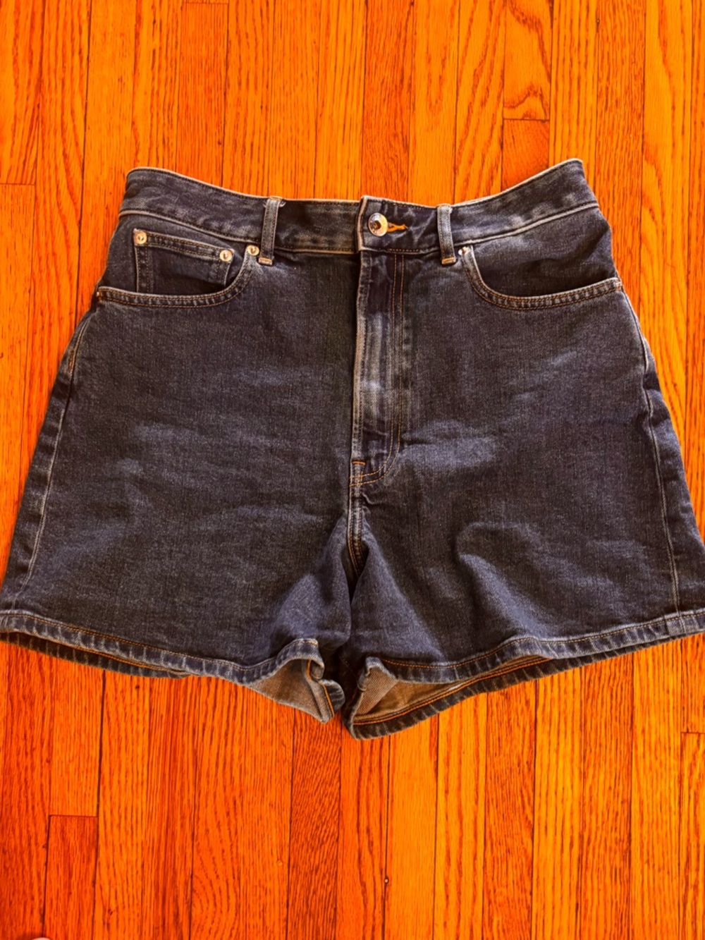 Everlane A-Line Ocean Blue Shorts